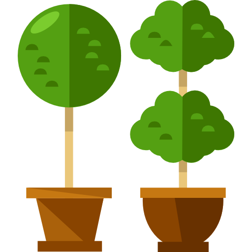 Plants, Trees, Silhouette, Tree, Nature, Shape, Ground, Plant Icon