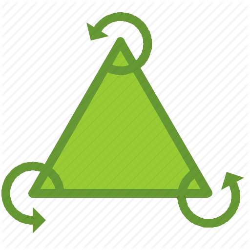 Ecosystem, Recycle, Triangle Icon
