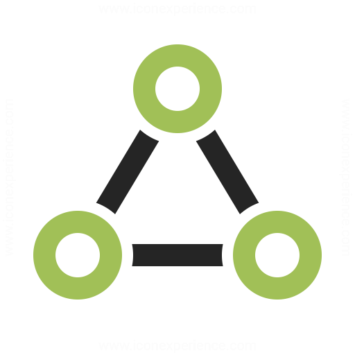 Graph Triangle Icon Iconexperience