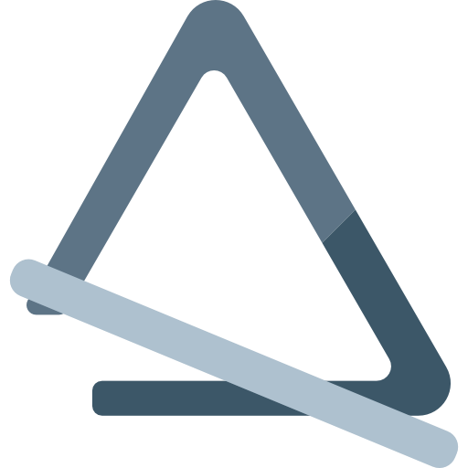 Orchestra, Music, Triangle Icon