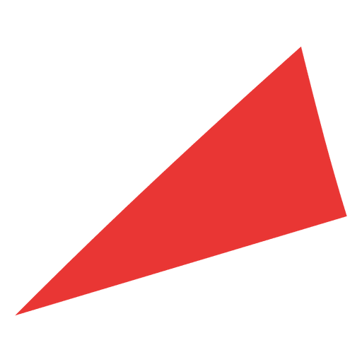 Right Angle Triangle Flat Icon