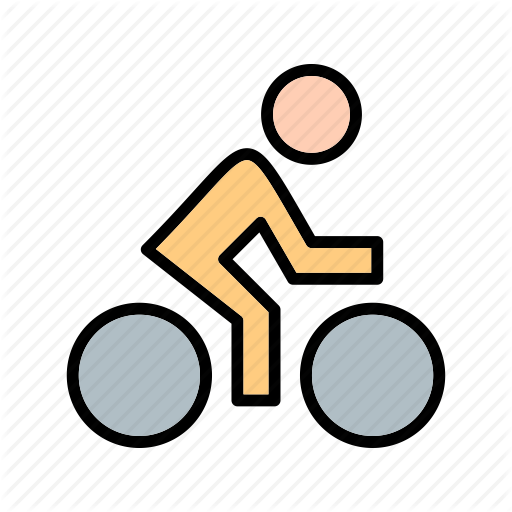 Cycle, Cycling, Cyclist, Triathlon Icon