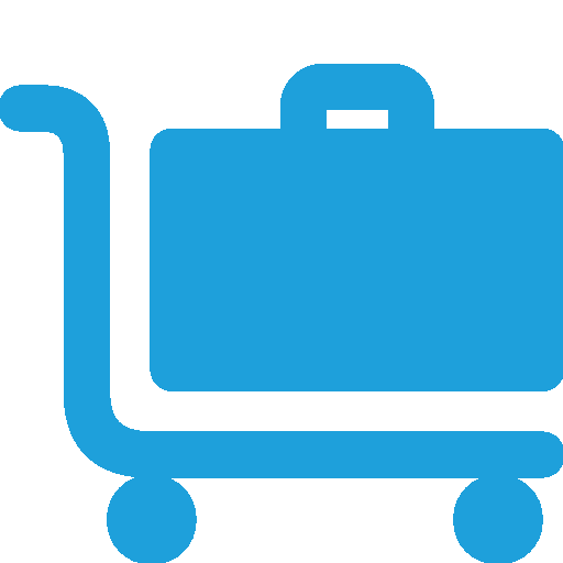 Luggage Trolley Icon