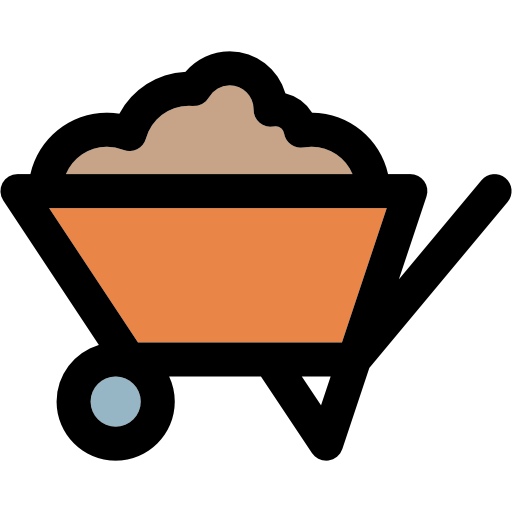 Wheelbarrow, Construction, Trolley Icon