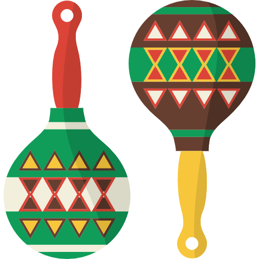 Shaker, Maracas, Tropical Icon