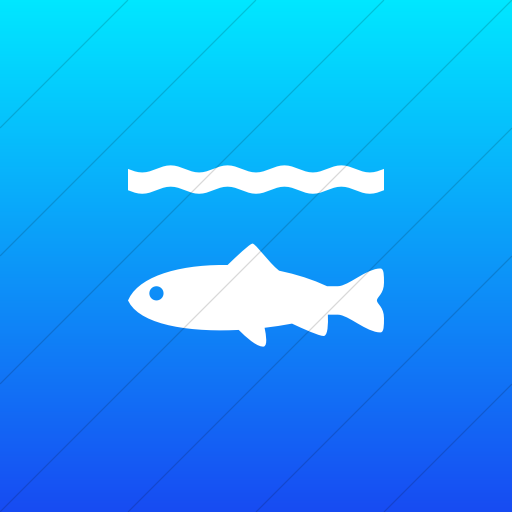 Flat Square White On Ios Blue Gradient Iconathon