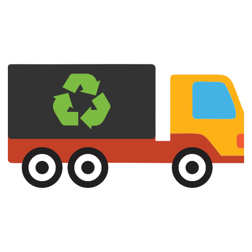 Garbage, Recycle, Truck, Waste Icon
