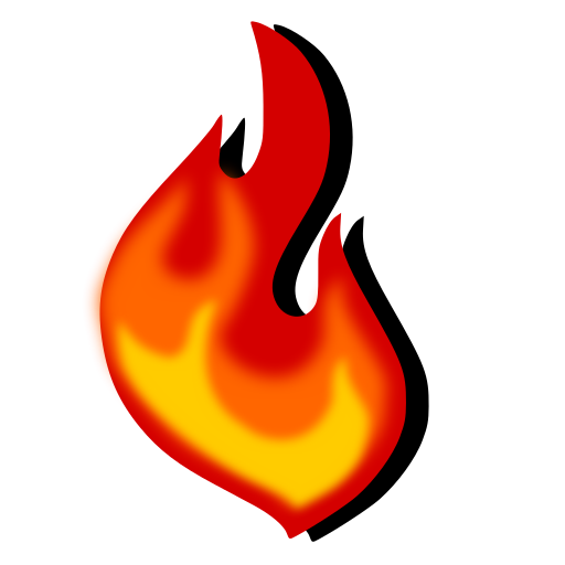 Flame Small Site Icon True Texas Pits