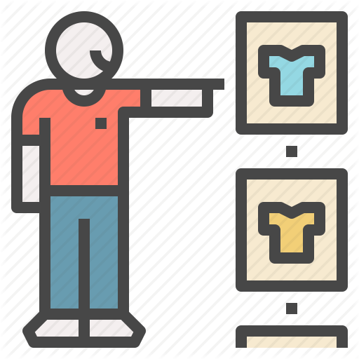 Clothes, Dressing, Fitting, Room, Selection, Try, Virtual Icon