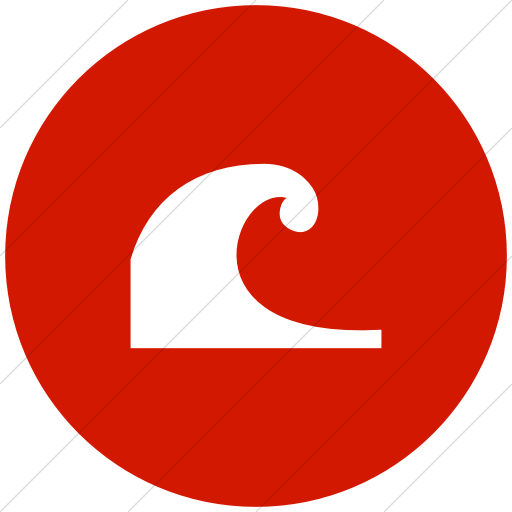 Flat Circle White On Red Ocha Humanitarians Disaster