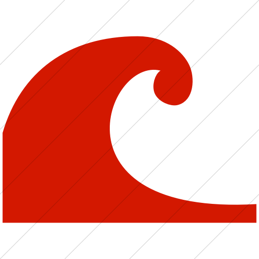 Simple Red Ocha Humanitarians Disaster Tsunami Icon