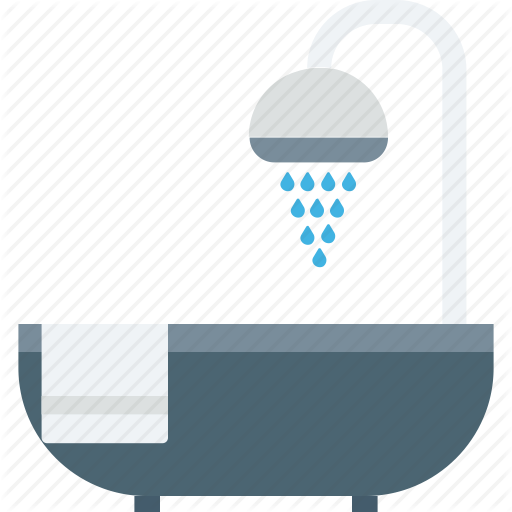 Bath, Bathtub, Jacuzzi Tub, Shower, Shower Tub Icon