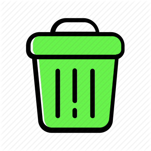 Bin, Bucket, Rubbish, Trash, Tub Icon