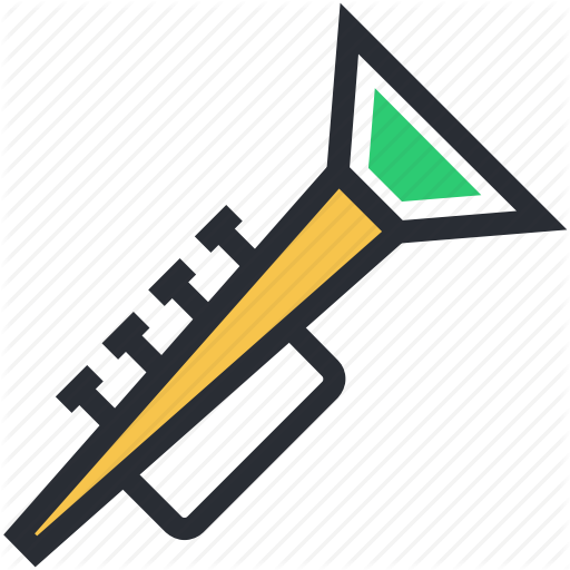 Music, Sound, Trombone, Trumpet, Tuba Icon