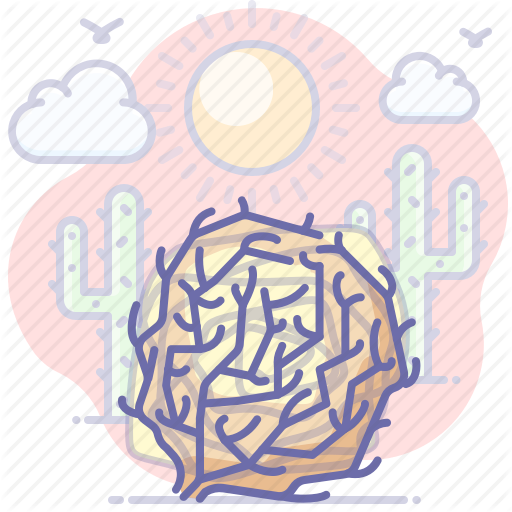 Desert, Not Found, Tumbleweed Icon