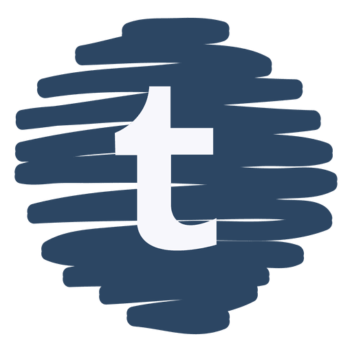 Tumblr Distorted Round Icon