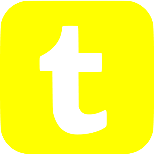 Yellow Tumblr Icon