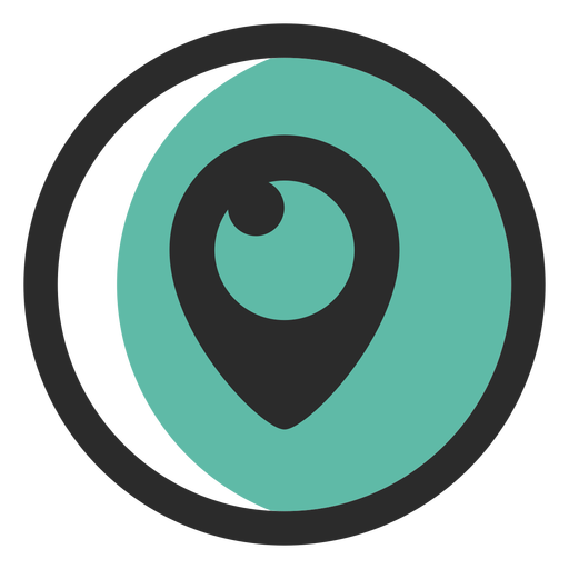Periscope Colored Stroke Icon