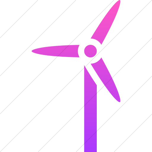 Simple Ios Pink Gradient Iconathon Wind Turbine Icon