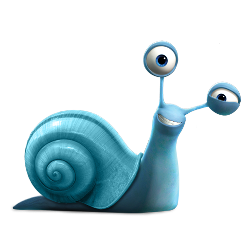 Skidmark Snail Icon Turbo Movie Iconset Designbolts