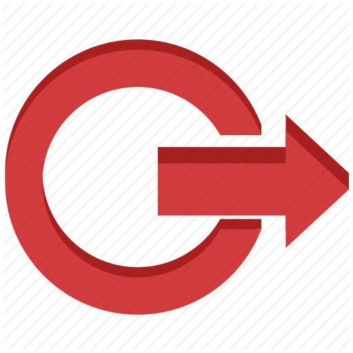 Cancel, Close, Exit, Log Off, Logout, Stop, Turn Off Icon