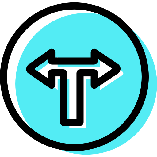 Turn Flat Icon