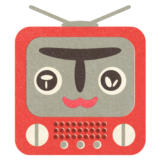 Terebi Ojisan Flat Icon