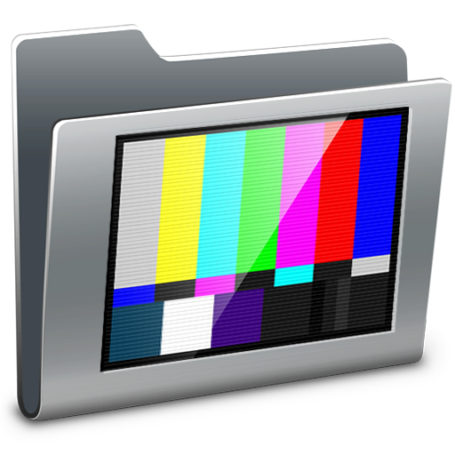 Television, Tv, Folder Icon