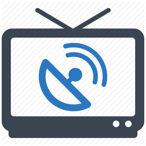 Satellite Dish, Television, Tv Icon