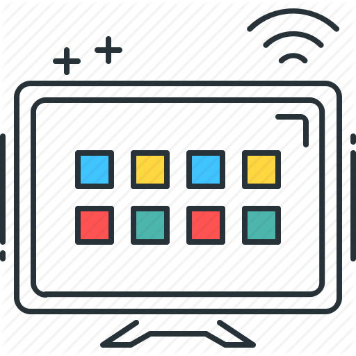 Application, Apps, Channel, Smart, Television, Tv Icon