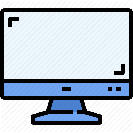 Computer, Digital, Moniter, Parts, Screen, Technology, Tv Icon