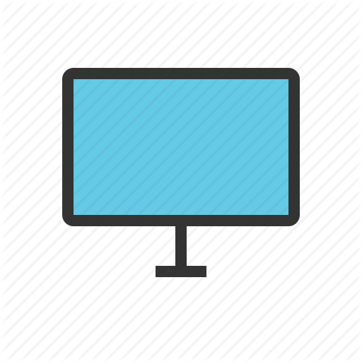 Display, Lcd, Led, Monitor, Screen, Television, Tv Icon