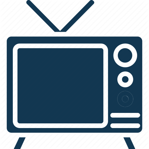 Electronics, Retro Tv, Tv, Tv Antenna, Tv Set Icon