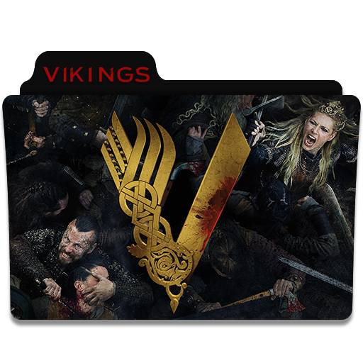 Vikings Tv Series Folder Icon