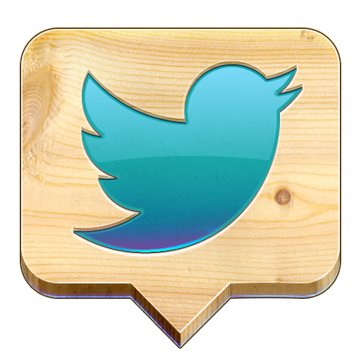 Light Wood Twitter Icon On Behance