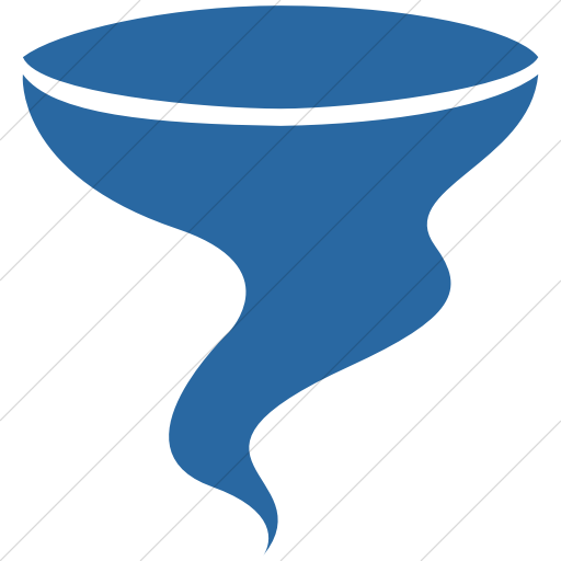 Simple Blue Ocha Humanitarians Disaster Tornado Icon