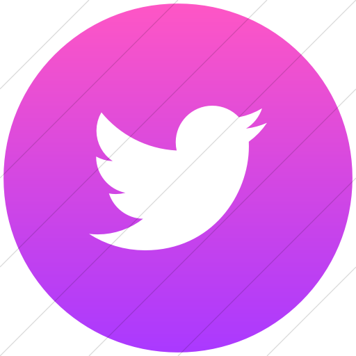 Flat Circle White On Ios Pink Gradient Raphael Twitter
