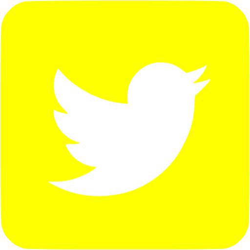 Yellow Twitter Icon