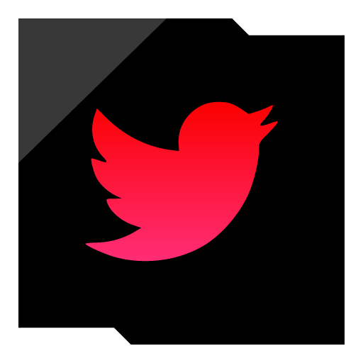 Twitter Epic Red Social Media Icon