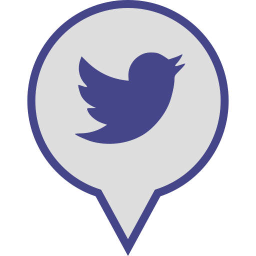 Twitter, Social, Media, Pin, Logo Icon Free Of Social Media Free