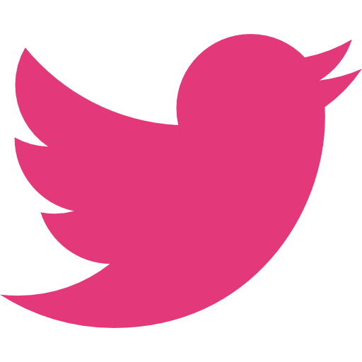 Pink Twitter Logo Png Images