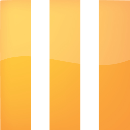 Web Orange Column View Icon