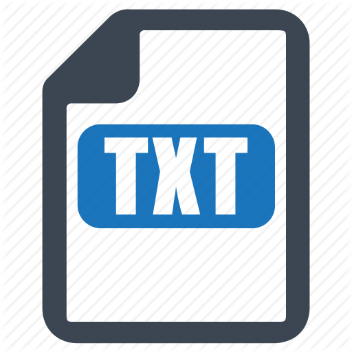 , Format, Txt Icon