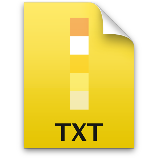 Adobe Fireworks Txt Icon