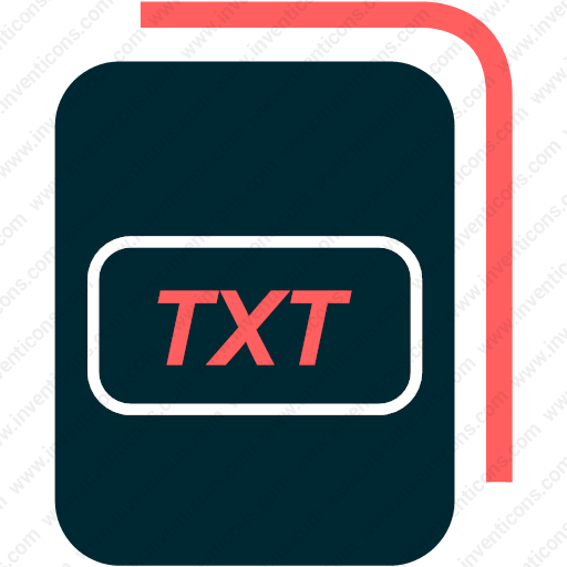 Download Text,extension,font,txt,txt Icon Inventicons