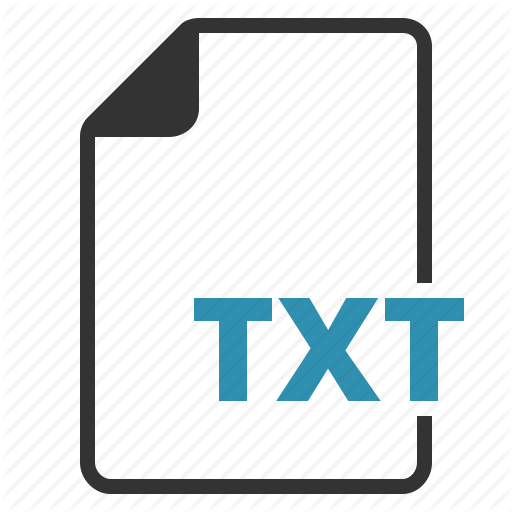 Extension, File, Text, Txt, Type Icon