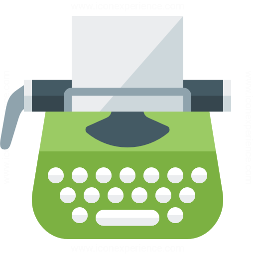 Iconexperience G Collection Typewriter Icon