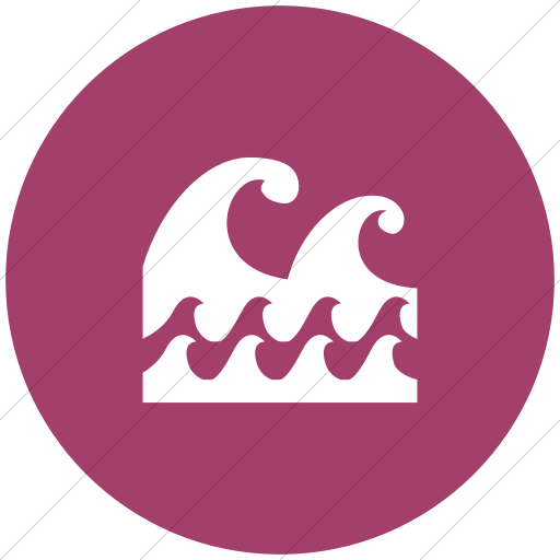 Flat Circle White On Pink Ocha Humanitarians Disaster