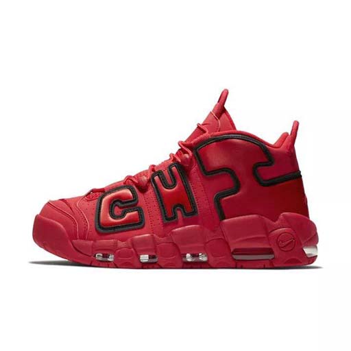 Nike Air More Uptempo Qs Chicago Blackuniversity Red White
