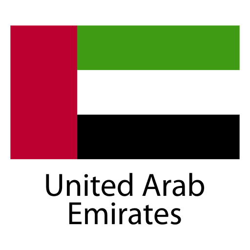 United Arab Emirates National Flag